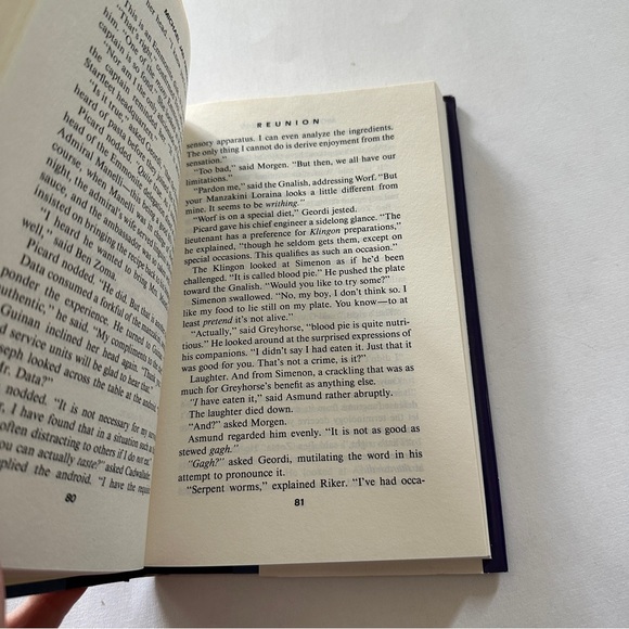 Book: 1991 - Reunion (Star Trek: The Next Generation)-Michael Jan Friedman - Picture 3 of 6